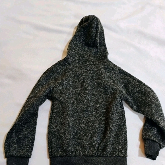 Cozy Gray Kids Zip-Up Hoodie - Picture 5 of 7